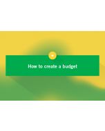 How to create a budget 